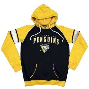 Old Time Hockey Womens Pittsburgh Penguins NHL Hoodie Size Large